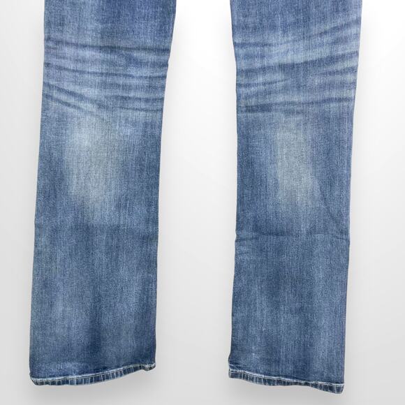 00s MISS ME Vintage Blue Signature Boot Bling Pocket Jeans - Picture 8 of 9